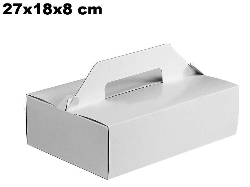 Krabičky na cukroví a dorty - Krabička na výslužky 27x18x8 cm