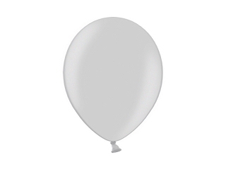 Svatební ozdoby a doplňky - Metalický balónek - stříbrný