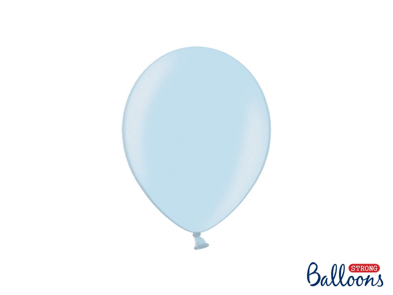 Svatební ozdoby a doplňky - Metalický balónek - světle modrý