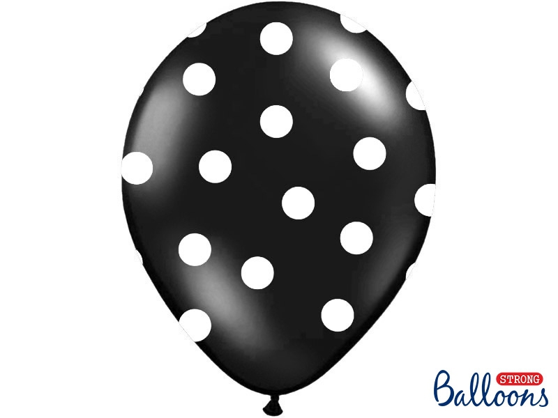 Rozlučka se svobodou - Černo-bílý balónek s puntíky