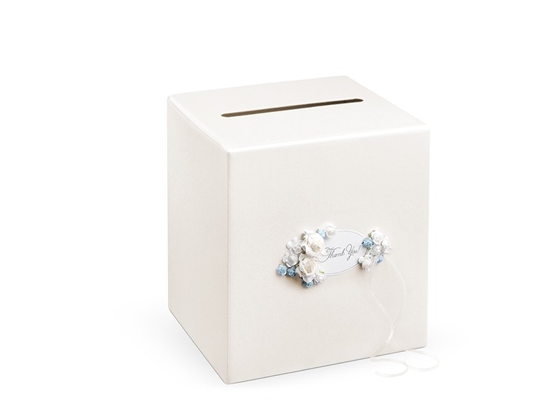 Svatební ozdoby a doplňky - Krabička na přání - krémová