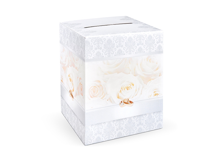 Svatební ozdoby a doplňky - Krabička na přání - růže