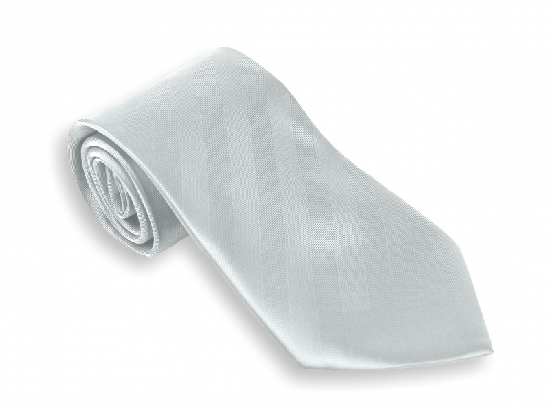 Doplňky pro ženicha - Stříbrná kravata Deluxe