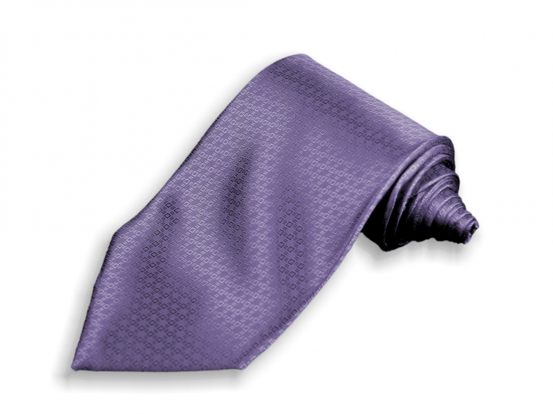 Doplňky pro ženicha - Tmavě fialová kravata Paříž