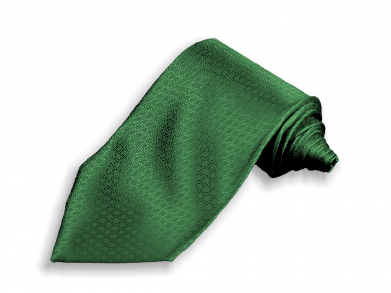Doplňky pro ženicha - Zelená kravata Paříž