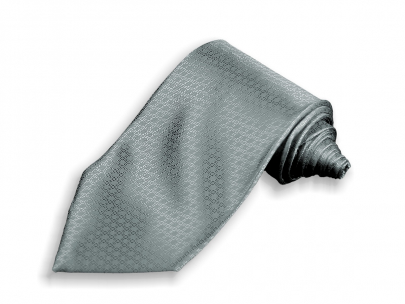 Doplňky pro ženicha - Tmavě šedá kravata Paříž