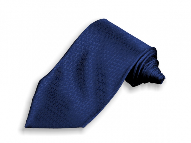 Doplňky pro ženicha - Tmavě modrá kravata Paříž