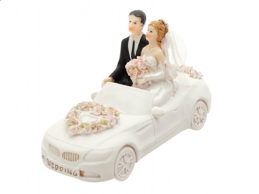 Figurky na svatební dort - Figurka na dort - auto