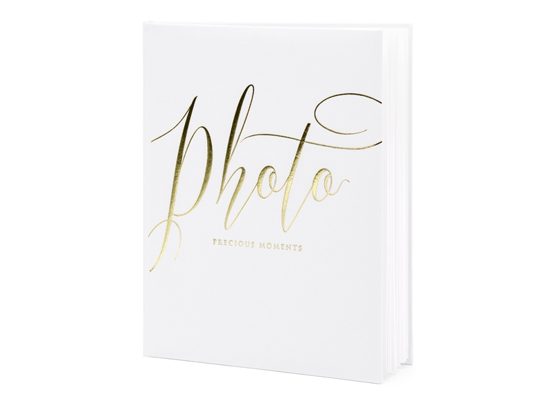 Svatební knihy a fotoalba - Bílé fotoalbum - precious moments