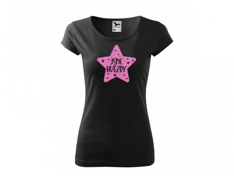 Rozlučka se svobodou - Dámské tričko dámská jízda hvězdy