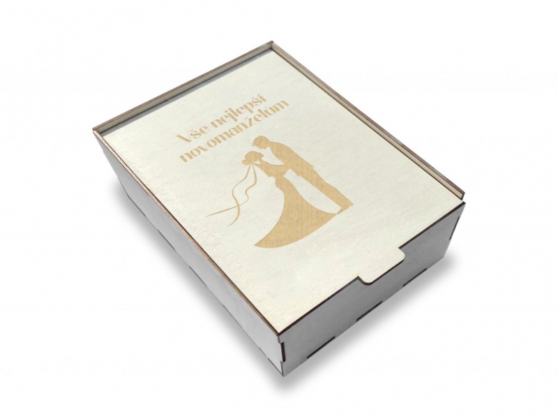 Dary pro novomanžele - Dárková krabice ke svatbě