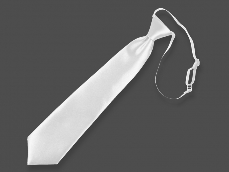 Doplňky pro děti a družičky - Dětská kravata bílá