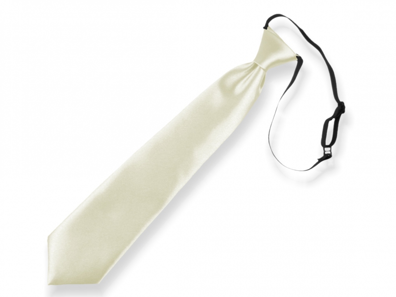 Doplňky pro děti a družičky - Dětská kravata krémová