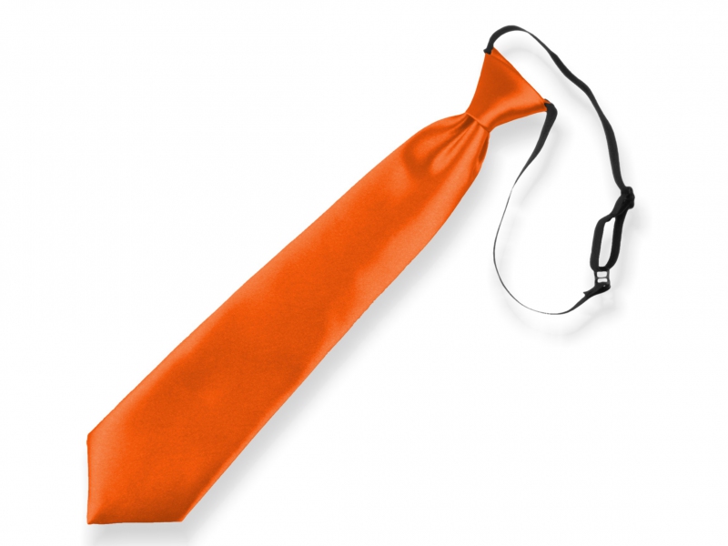Doplňky pro děti a družičky - Dětská kravata oranžová