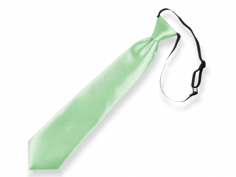 Doplňky pro děti a družičky - Dětská kravata světle zelená