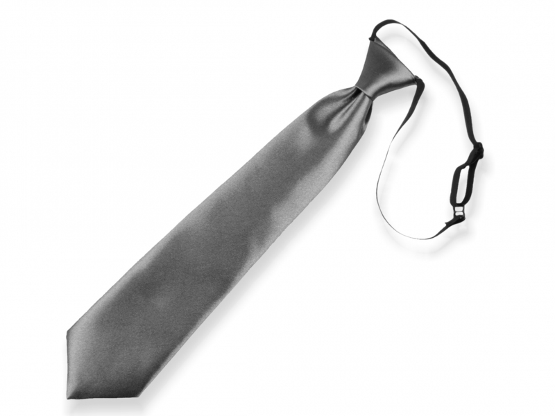 Doplňky pro děti a družičky - Dětská kravata tmavě šedá