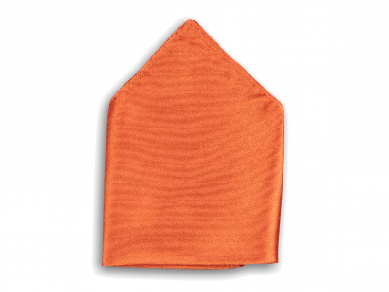 Doplňky pro ženicha - Kapesník do saka oranžový