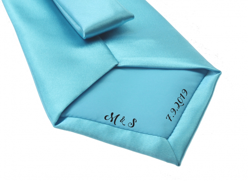 Doplňky pro ženicha - Potisk na kravaty