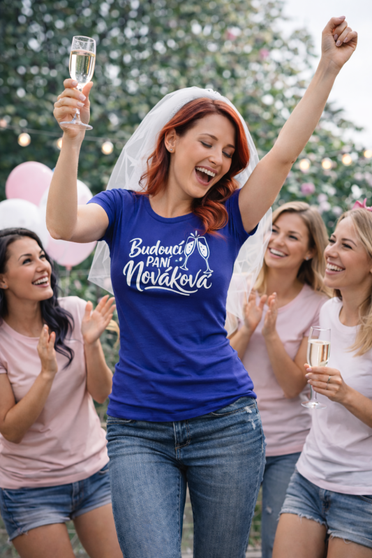 Rozlučka se svobodou - Tričko na rozlučku Budoucí paní s příjmením