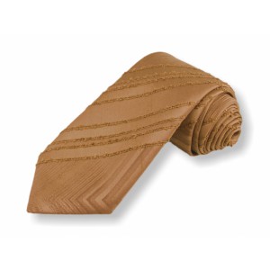 Tkaná kravata - sv.hnědá
