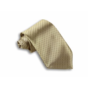 Béžová kravata se vzorem