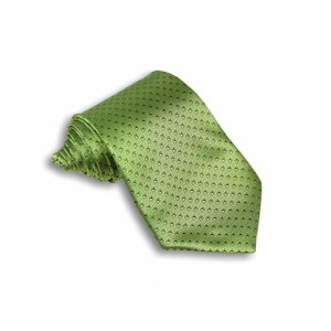 Zlato-zelená kravata se vzorem