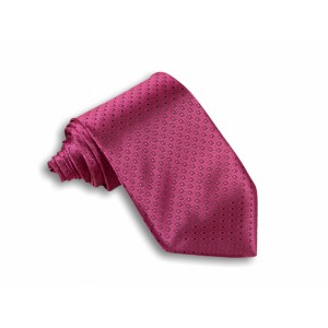 Růžová kravata se vzorem