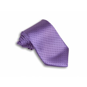 Fialová kravata se vzorem