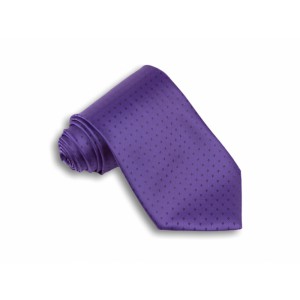 Fialová kravata se vzorem