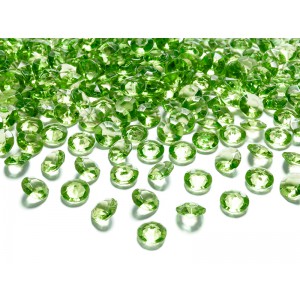 Diamanty - světle zelená