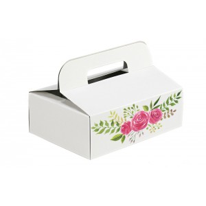 Krabička na výslužky rozkvetlé růže
