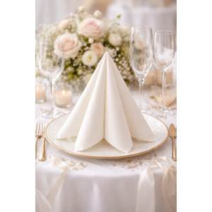 Ubrousek Duni - bílá